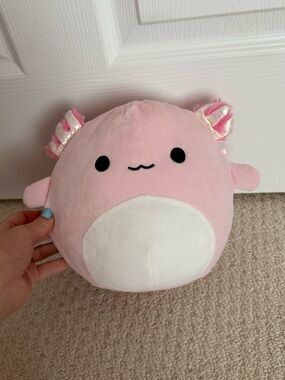 Pink Axolotl Squishmallow